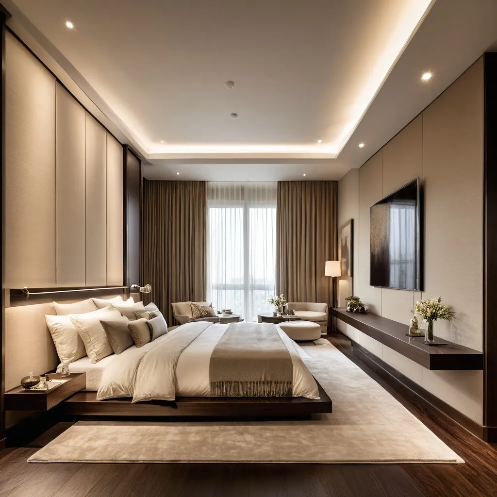 projekt-sypialni-tapicerowany-zaglowek